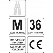 Salopeta impermeabila masura M Yato YT-80961..